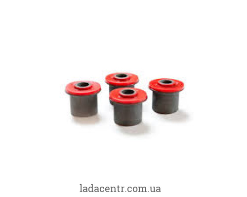 Сайлентблок ВАЗ,2124М,2123 Н/Ос 2010 р (к-т 4шт) нижні червоний поліуритан CS-20