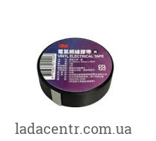 Изолента 3M 20м -19мм - 0.13мм черная