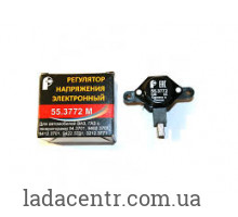 Регулятор напряжения ВАЗ 2110  в сборе (55.3772 М) Ромб