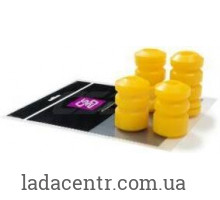 Отбойник амортизатора ВАЗ 2110 передний  2шт.полиуретан желтый CS-20