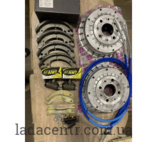 Комплект задних тормозов ВАЗ 2108-21099 (барабаны.колодки.троса.цилин.пл) САМЗАЗ