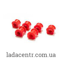 Втулки стабилизатора ВАЗ 2123  (к-кт 6 шт) (красный полиуретан) CS-20