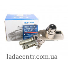 Комплект цилиндров замков 2108-09,2113-14 хром ДААЗ