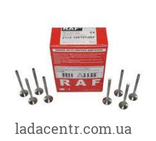 Клапан ГРМ ВАЗ 2112, 2170-72 (к-т 16 шт.) (впуск/выпуск) кор. уп. RAF